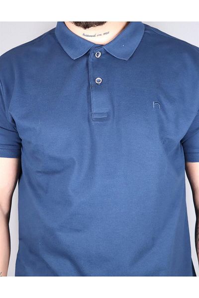 Nehir 231700106 NEHİR POLO NECK T-SHIRT INDIGO