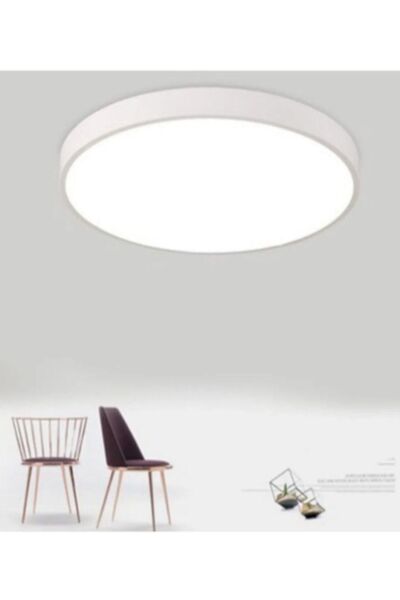 luxshome Modern Plofenyer Tavana Sıfır Yuvarlak Led Panel Spot Lamba Glop Armatür Avize 3200k Sarı Işık