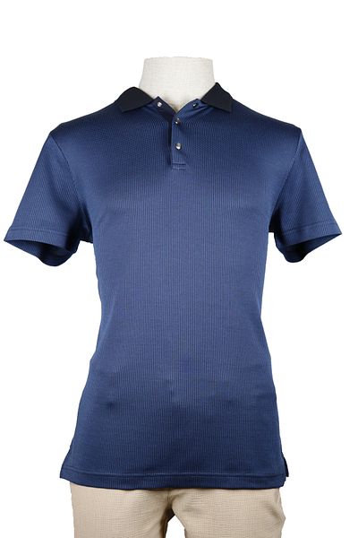 Nehir 241500305   - River Indigo T-Shirt, P. Collar, with Fence