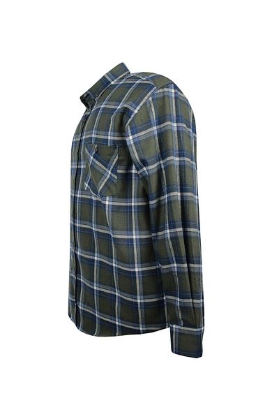 marufshop Ανδρικό βαμβακερό πουκάμισο Ξυλοκόπος Plus Size 125 Weight - Μακρυμάνικο