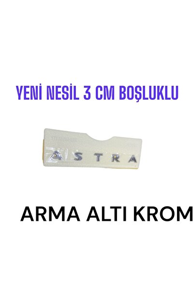 EDEXPORT Yeni Nesil Boşluklu Astra Bagaj Yazısı ( 3 er CM )