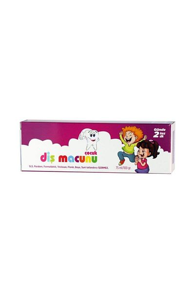 NATURALİVE BEAUTY Naturalive Natural Children's Toothpaste 100 Gr/ 75 ml 3 Pieces