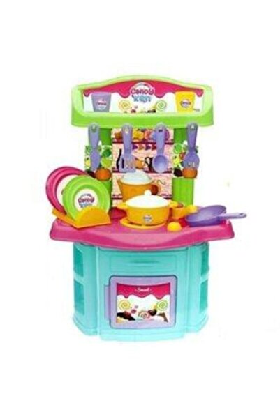Depomiks Avm Candy Toy Kitchen and Tea Set for Girl - Market Basket Complete