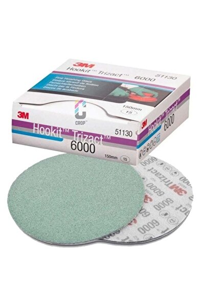 3M 51130 Trizact Hookit P6000 Ultra Hassas Finisaj Diski Zımparası 150mm (1 Adet)