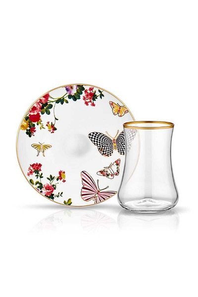 Koleksiyon1 Collection Dervish Mariposa 6-Piece Tea Set
