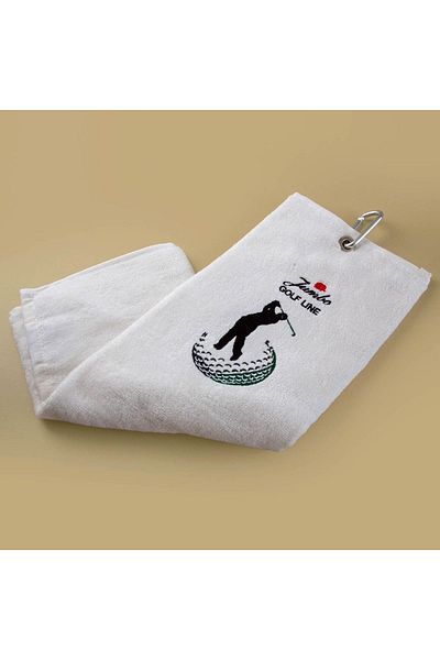 Jumbo Golf Line White Towel - Comfortable and Stylish Design