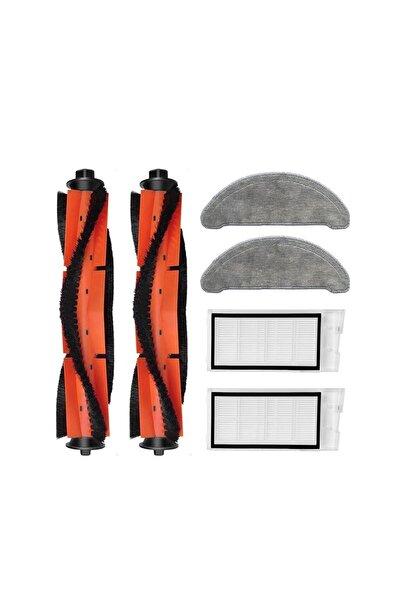 GPLUS ROBOT Set de mop cu filtru pentru perie principală compatibilă Roidmi E...