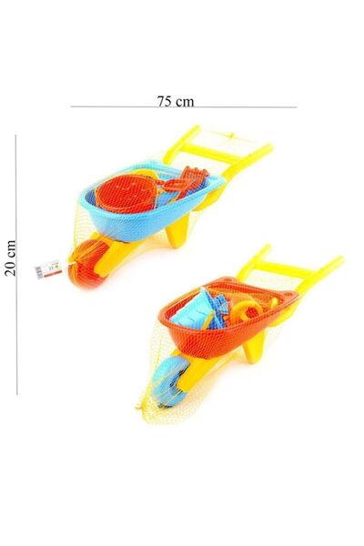 GÜÇLÜ Filede Büyük El Arabası Full Aksesuarlı