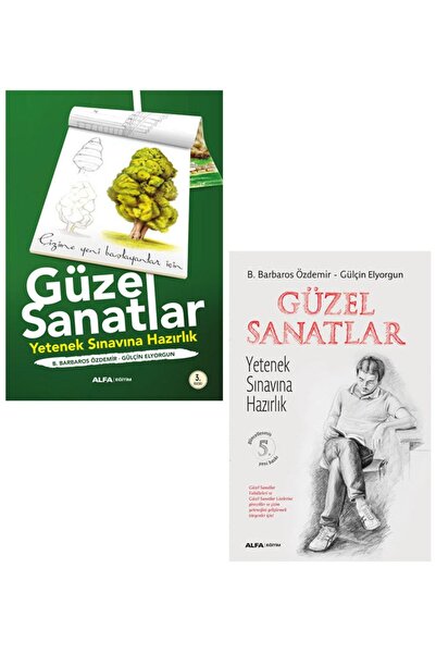Alfa Yayınları Güzel Sanatlar Yetenek Sınavına Hazırlık 2 Kitap Set
