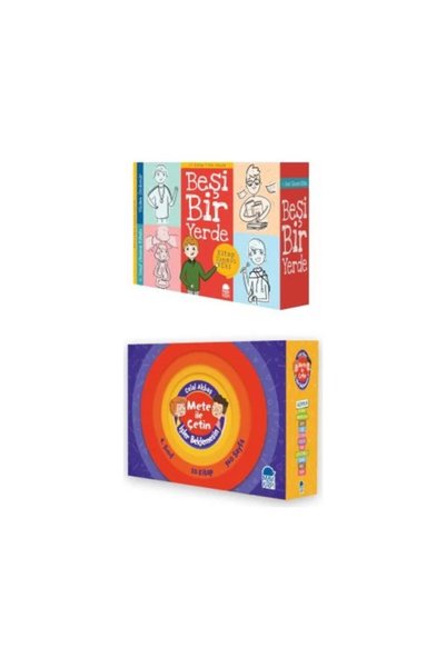 Mavi Kirpi Yayınları 4. Reading Book Sets for Grades 20 Book Sets / Beşi Bir Yerde - Mete Ile Çetin
