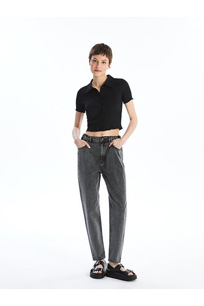 LC Waikiki Pantaloni de damă Jean - Mom Fit