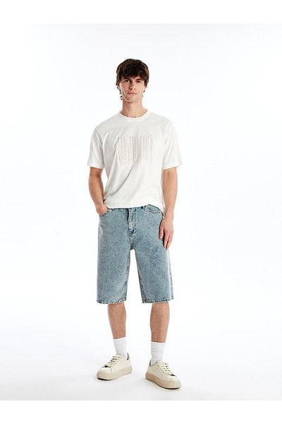 LC Waikiki Bequeme Passform – Jeans-Shorts für Herren
