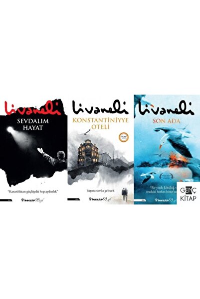 İnkılap Kitabevi Zülfü Livaneli 3 Kitap Set Konstantiniyye Oteli-son Ada-sevd...