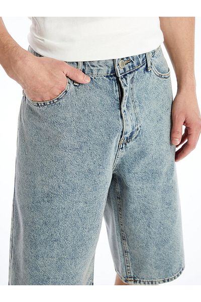 LC Waikiki Bequeme Passform – Jeans-Shorts für Herren