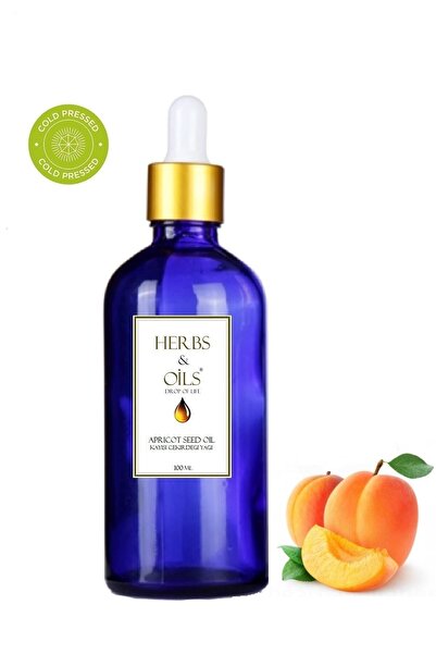 Herbs & Oils زيت نواة المشمش زيت بذور المشمش 100 مل