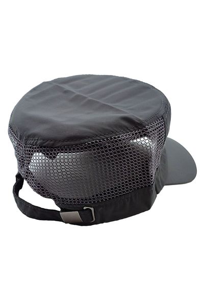 AXE SPORTSWEAR Hunter Model Hat - Smoked, Back Adjustable Buckle, Ventilation Mesh Detail, Castro Cap Cap