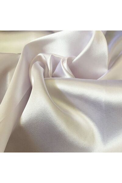 Akteks Λευκό Σατέν Ύφασμα 150 εκ. Πλάτος (Εισαγόμενο Σατέν)