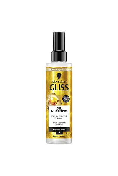Gliss Oil Nutritive Sıvı Saç Bakım Kremi 200 ml