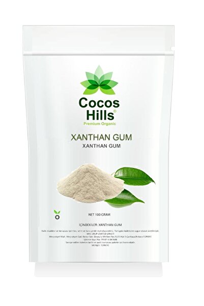 Cocos Hills Xanthan Gum Gluten Free ( Glütensiz Ksantan Gam ) 100 gram
