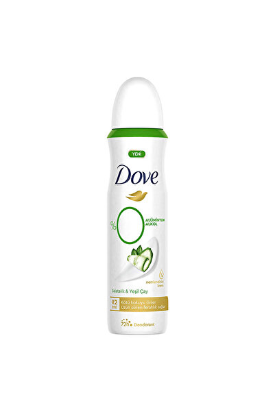 Dove %0 Alüminyum Salatalık & Yeşil Çay Kadın Deodorant Sprey 150 ml