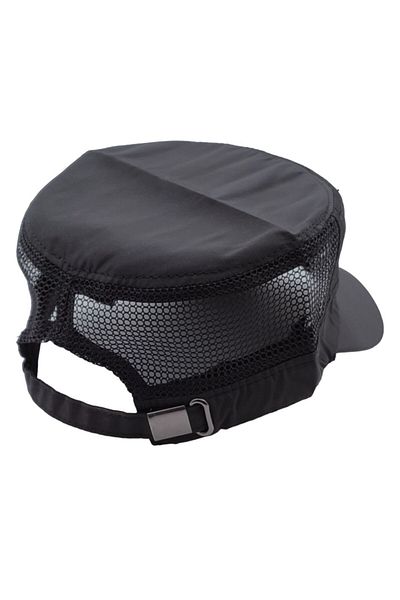 AXE SPORTSWEAR Black Castro Cap - Summer, Back Adjustable Buckle and Ventilation Mesh Detailed Hunter Model Hat