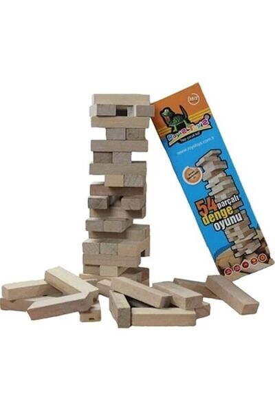 ANS TOYS لعبة التوازن (جينجا) المكونة من 54 قطعة