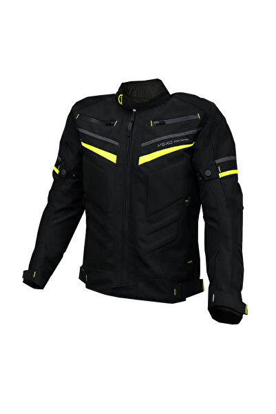 Vexo Calıfornıa 4 Mevsim Motosiklet Montu Siyah-Neon Sarı