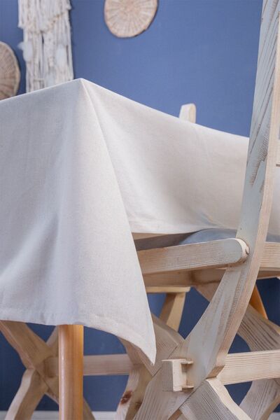 vivamaison Raw Linen Tablecloth