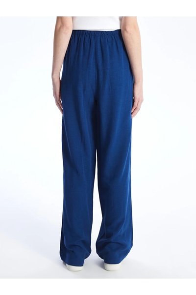 LC Waikiki LCW Vision - Dámské lněné kalhoty s elastickým pasem