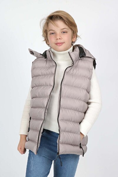 Buket Tekstil Надувний жилет з двома кишенями та наповнювачем з волокна для хлопчика