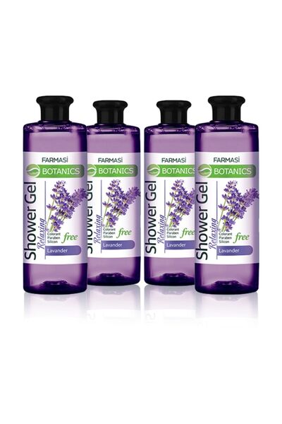 Farmasi Botanics Lavanta Özlü Rahatlatıcı Duş Jeli-500ml 4 Adet