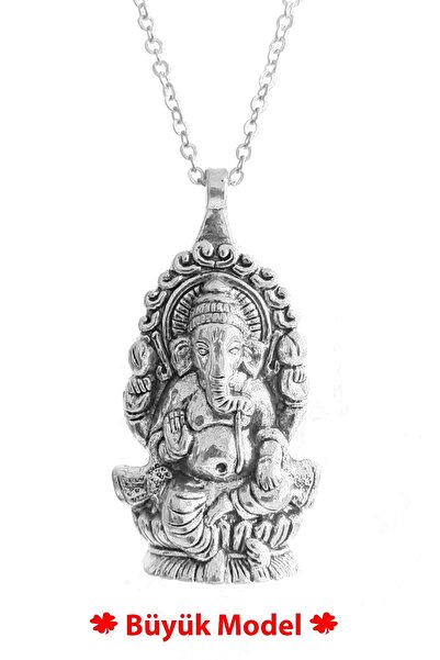 Sihirli Titreşimler Ganesha Engelleri Kaldırma Yantrası Paslanmaz Çelik Zinci...