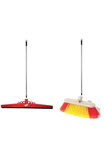 Zambak Plastik TEMİZLİK SETİ METAL SAPLI 55 CM ÇEKPAS + METAL SAPLI OTO FIRÇA