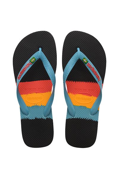 Havaianas Μαύρες παντόφλες Brasil Tech - 4147239 -0090