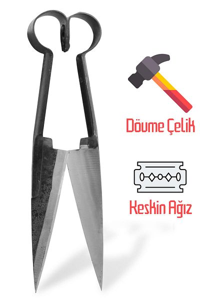 Soft Kare 31cm Sheep Shearing - Forged Steel Wool Shearing Trimming Shears