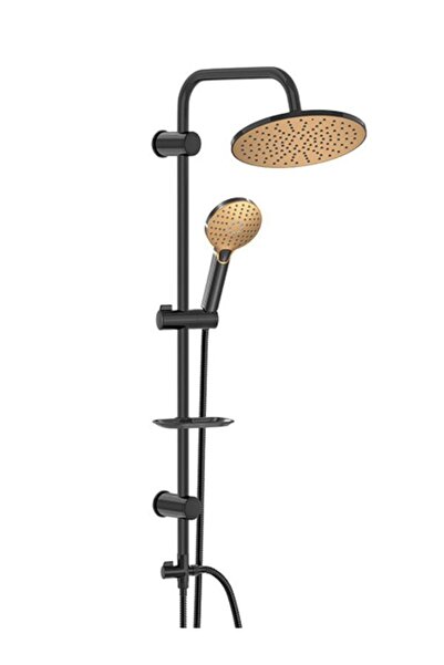 Bien Pruva Duş Kolonu Siyah-altın