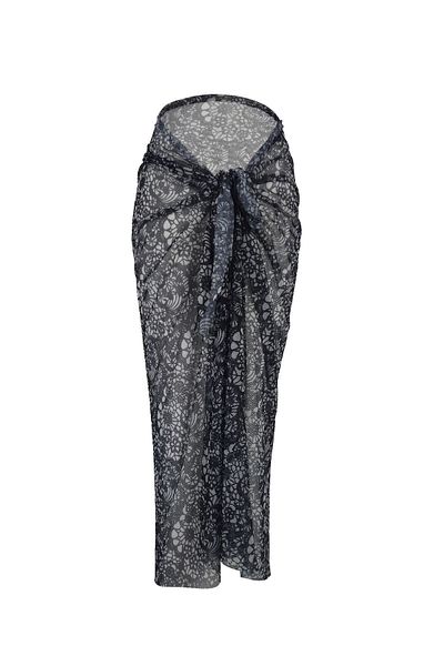 MANOTRES Lace Detailed Tulle Pareo