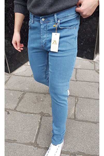 Ceza Denim بنطال ليكرا ضيق مناسب للرجال