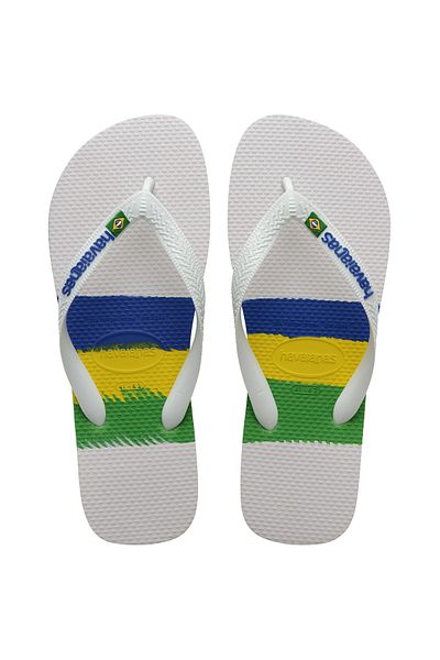 Havaianas Τεχνική Brasil 4147239 -0001 Μοντέλο Λευκές Παντόφλες