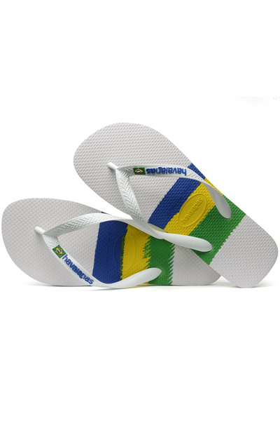 Havaianas Brasil Tech4147239-0001 Model White Slippers