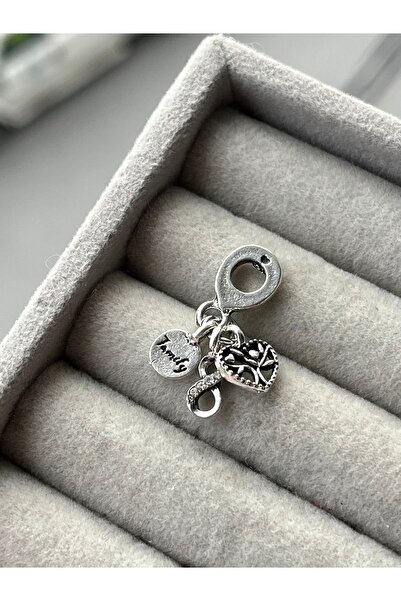 asaf Family üçlü sallantılı charm ( gümüiş kaplama)