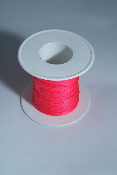Eskişehir hobi sanat 50 Meters 1 Mm Waxed Thread Neon Pink Saddler Leather Necklace and Bracelet Set