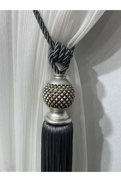 Halis Ticaret Luxury Background or Tulle Curtain Binding Apparatus Cornişe Takmatik Single Piece