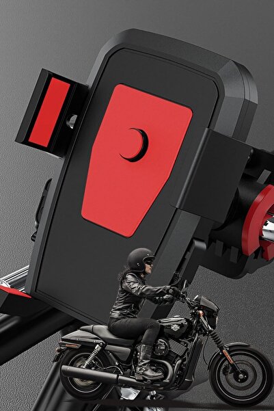 TechnoStation Bisiklet Için Gidon Bağlantılı Stantlı Telefon Tutucu Tutacağı