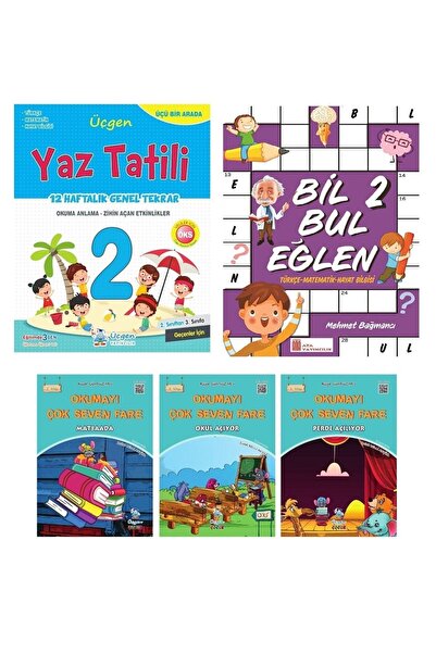 Üçgen Yayıncılık Triangle 2Nd Grade Summer Vacation 12 Week Repeat Set
