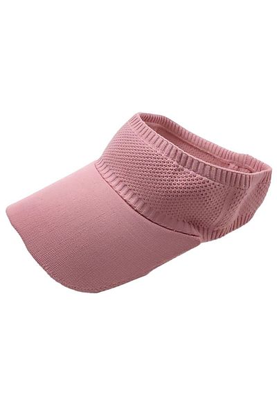 AXE SPORTSWEAR Rose Color Flexible Visor Sunscreen Hat - For Beach and Tennis