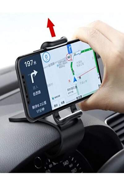 Özasya AVM Araba Gösterge Üstüne Takılan 360 Oynar Başlı Telefon Tutucu