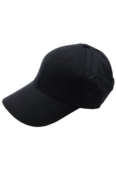 AXE SPORTSWEAR Black Summer Baseball Cap - Adjustable with Buckle and Back