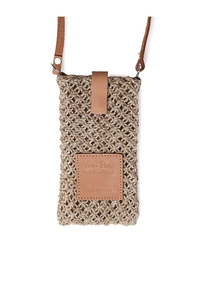 Toni Pons Gineth Toni Pons Jute Women's/Girls' Mobile Phone Bag - Natural