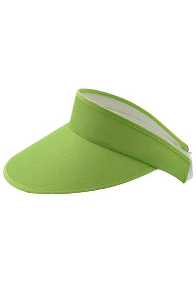 AXE SPORTSWEAR Pistachio Green UV Sun Protection Summer Beach Tennis Hat - Elastic Back Visor